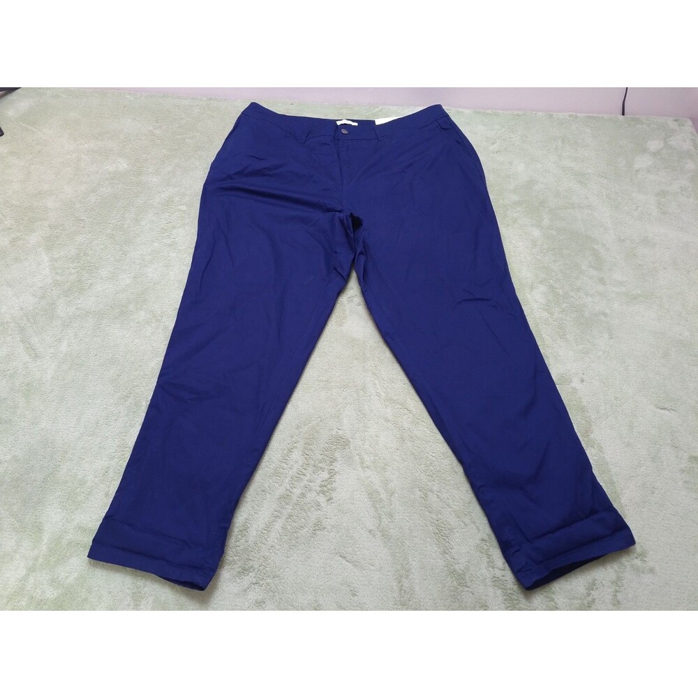 NWT C EST. 1946  Womens Size 20W High Rise   Blue Classic  Leg Pants